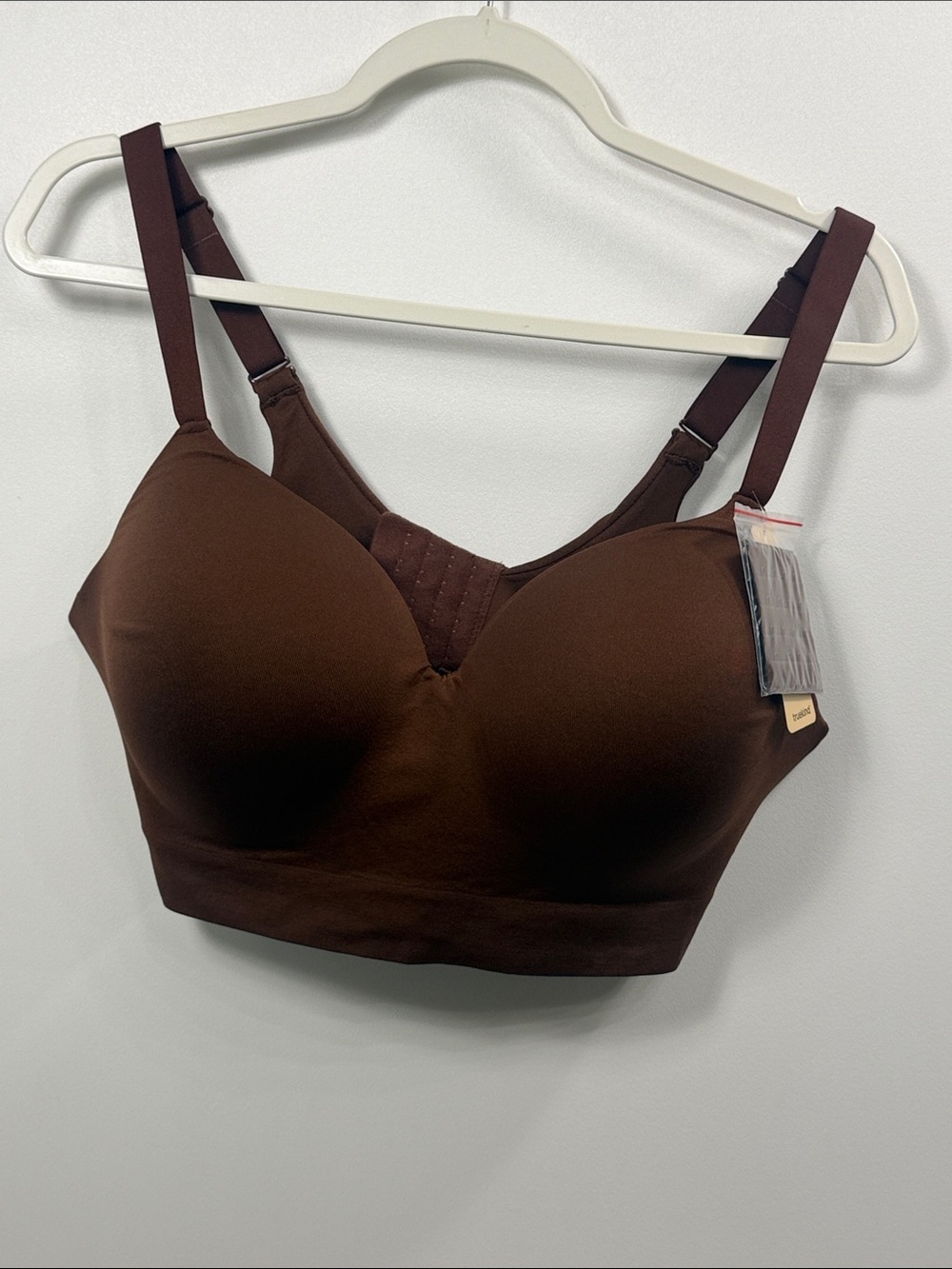 Truekind supportive comfort wireless shaping bra brown size 2 XL. NWT.